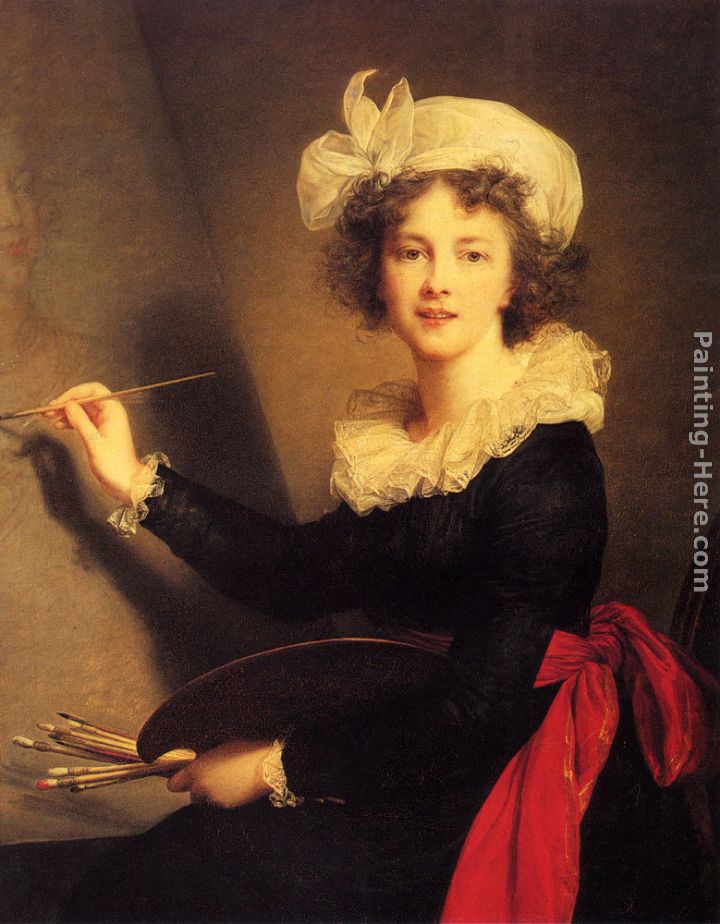 Self Portrait painting - Elisabeth Louise Vigee-Le Brun Self Portrait art painting
